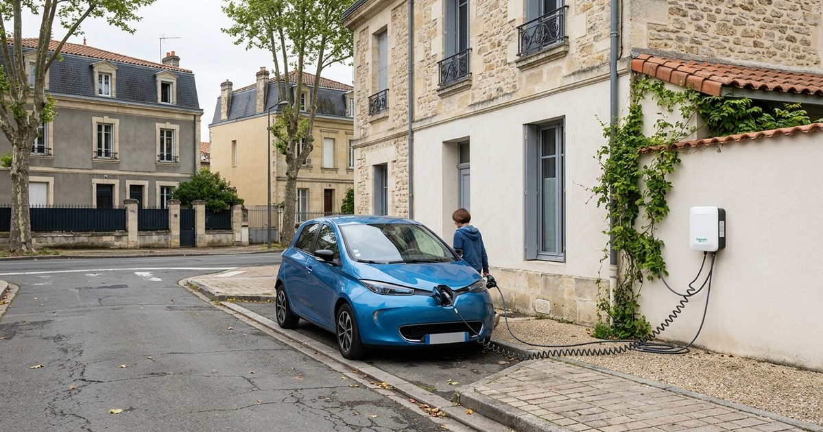 Installation de borne de recharge à Bétheny