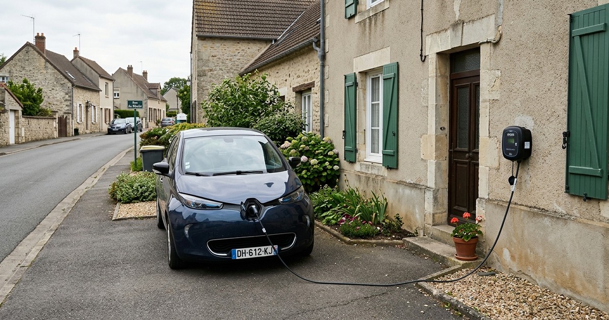 Installation de borne de recharge à Witry-lès-Reims