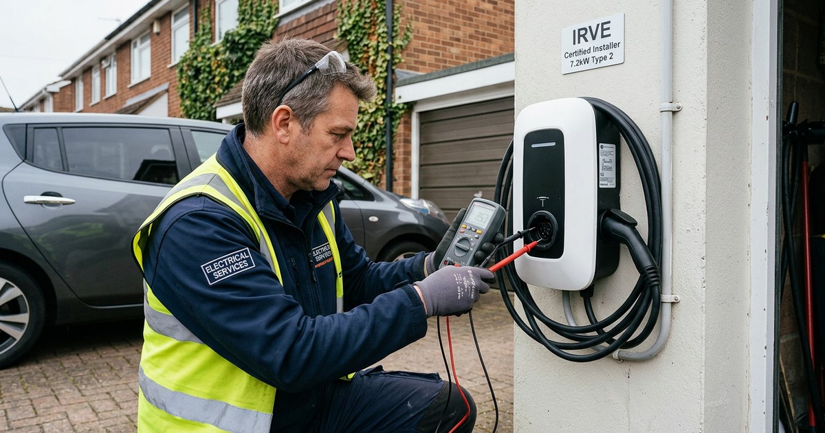 Mise en service IRVE d'une borne de recharge à Reims